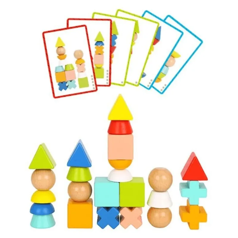 Jogo de Empilhar Peças Tooky Toy