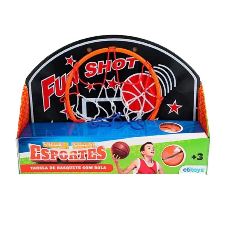 Tabela de Basquete com Bola Fun Shot Etitoys