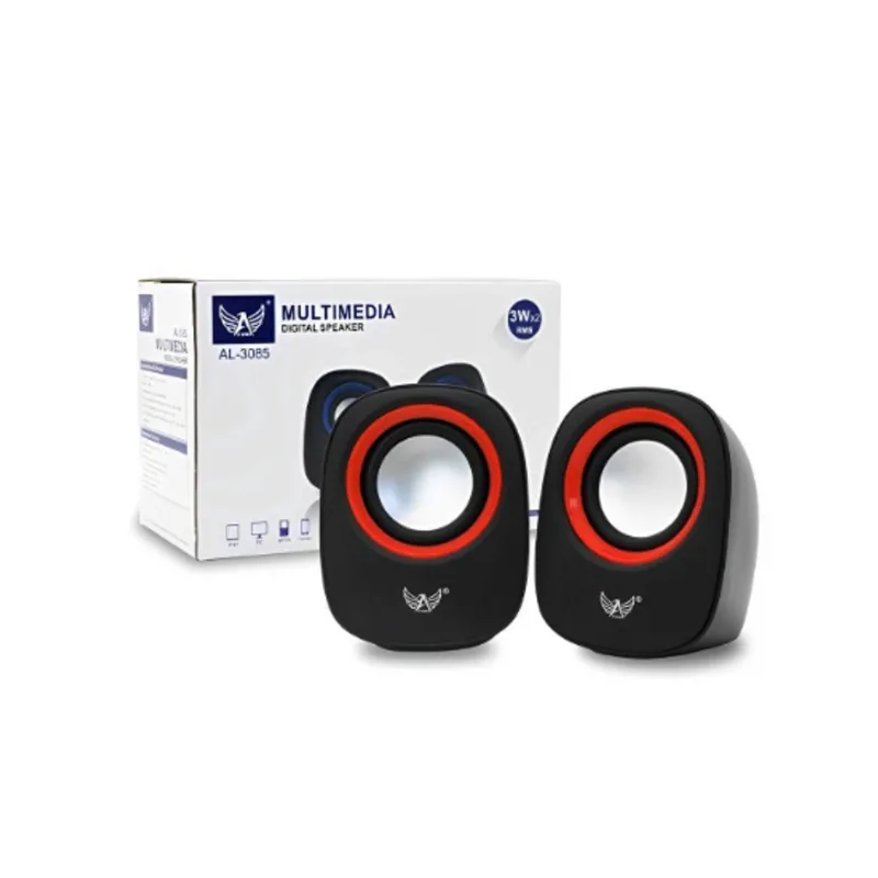 Caixa Som Multimedia 3w X 2rms Digital Speaker Al-3085