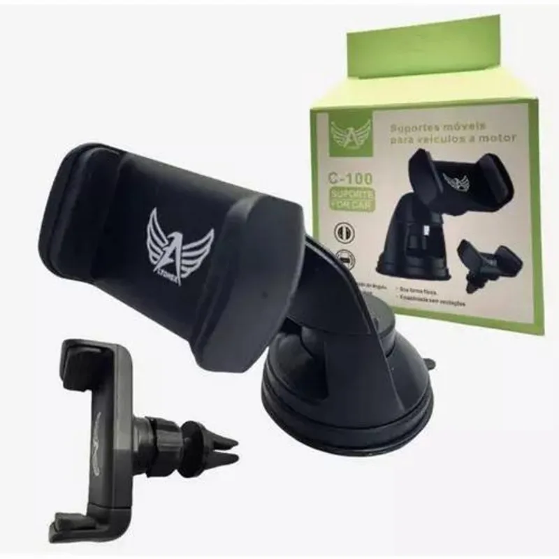 Suporte Veicular Universal Celular Com Ventosa Altomex C-100