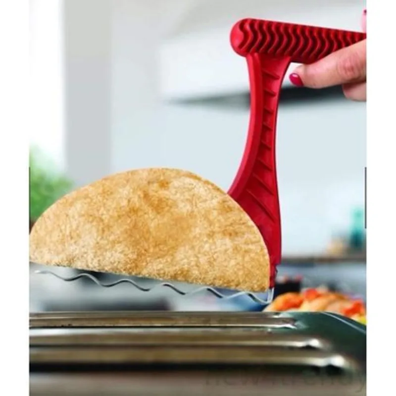 Taco Aço Inoxidável Taco Torradeira Cabo De Resina Favorito