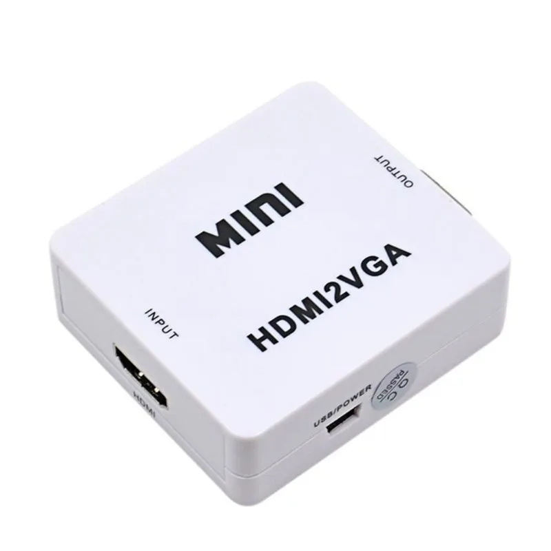 Adaptador Conversor Hdmi P/ Vga Full Hd Hdmi2vga