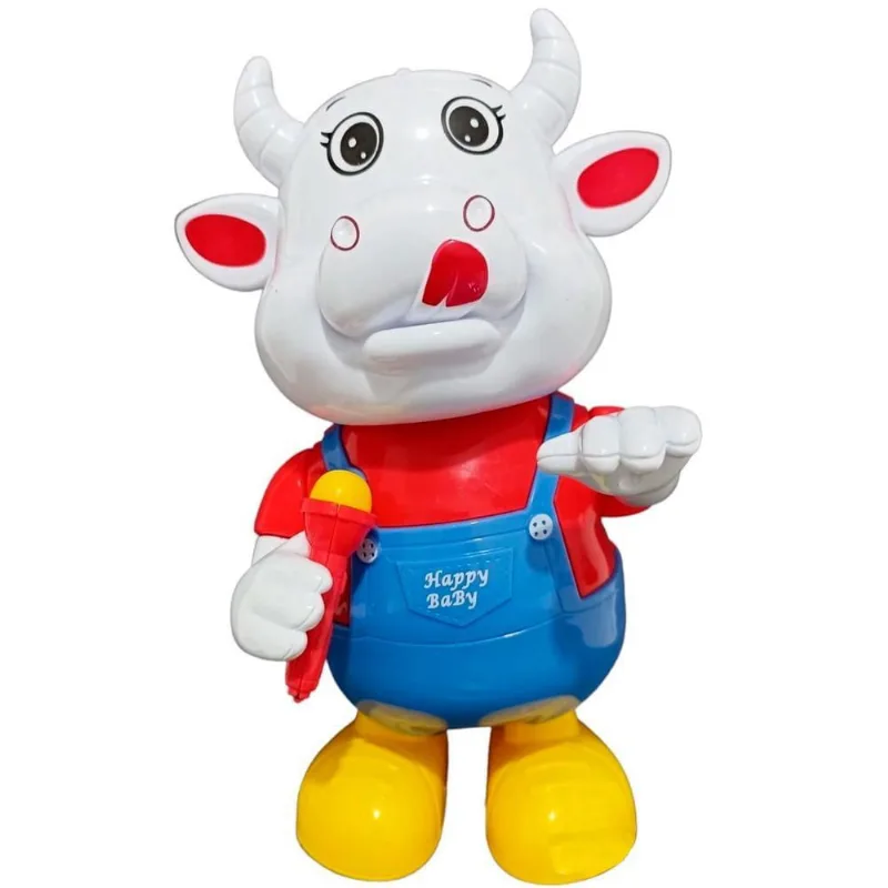 Brinquedo Vaca Musical Dançante Com Luzes Cow Music