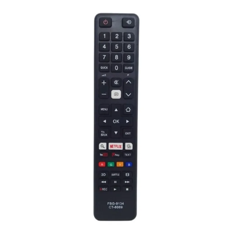 Controle Tv Smart Toshiba C/netflix Youtube 9134 Importado