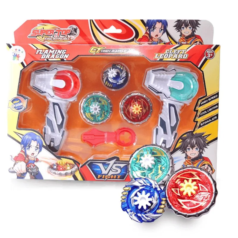 Brinquedo De Combate Giratório Tipo Beyblade Flaming Dragon