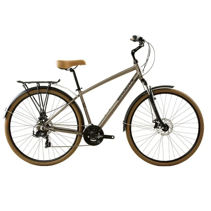 Bicicleta Groove Blues MD 21v aro 700c Prata Quadro 20.5