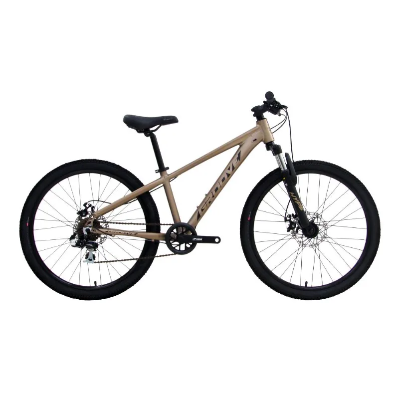 Bicicleta Infantil Groove Hype Jr aro 24 7v Disc Prata/Preto