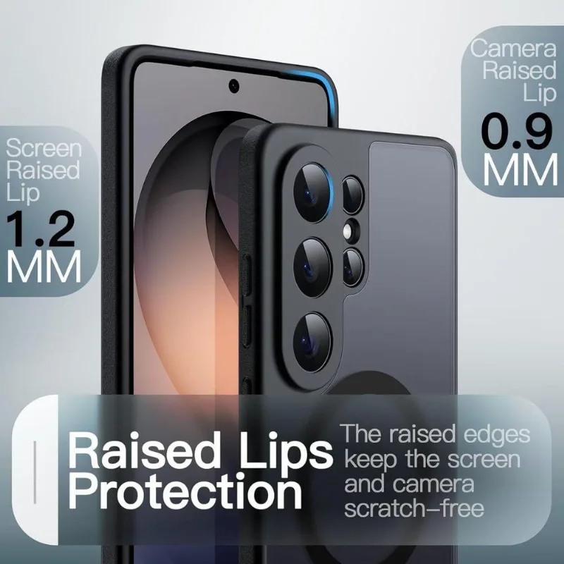 Capa Magnética Samsung Galaxy S25 Ultra Magsaf Proteção Lent - OUTRAS - Celular E Smartphone