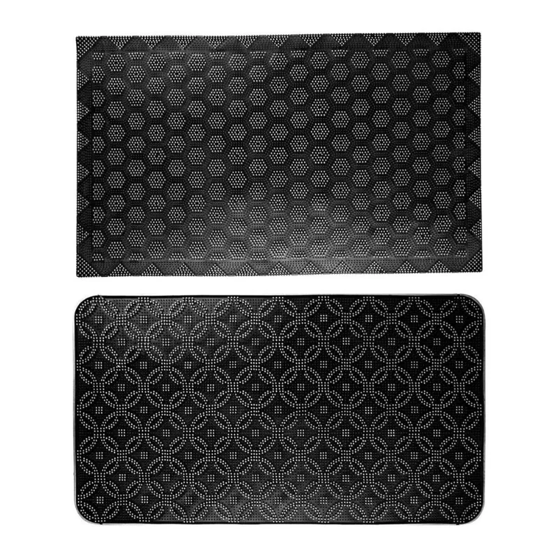 Capacho Em Pvc Quadriculado 45X75Cm Dl2587 Mypa