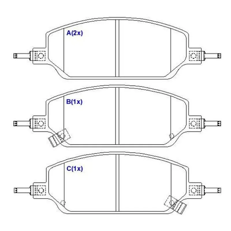 Pastilha de Freio Dianteira BYD Dolphin Mini Plus King Yuan Plus Syl S1900