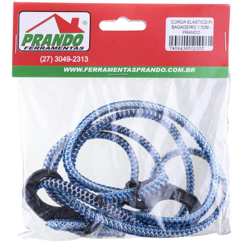 Corda Elástico Para Bagageiro 1,50 Mm