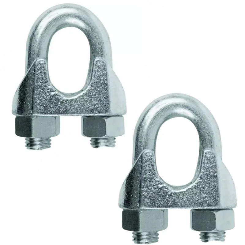 Clips Para Cabo De Aço 10 Mm - 25-64" - 02 Peças - Prando