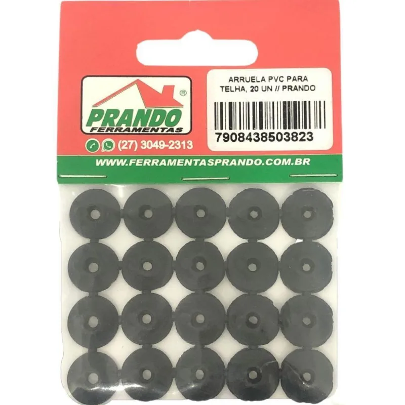 Arruela Pvc Para Telha 20 Unidades