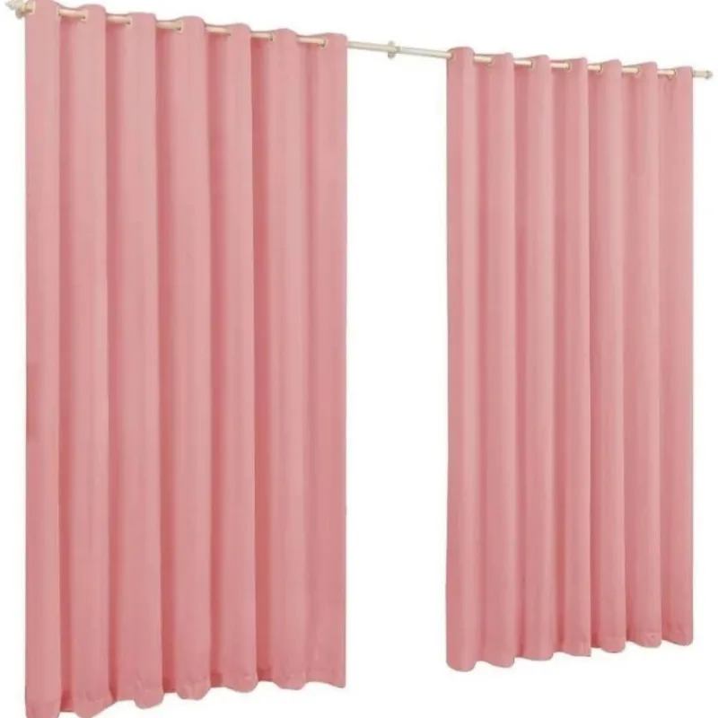 Cortina Roma 2,20X1,70 Quarto Sala Escritorio Rosa