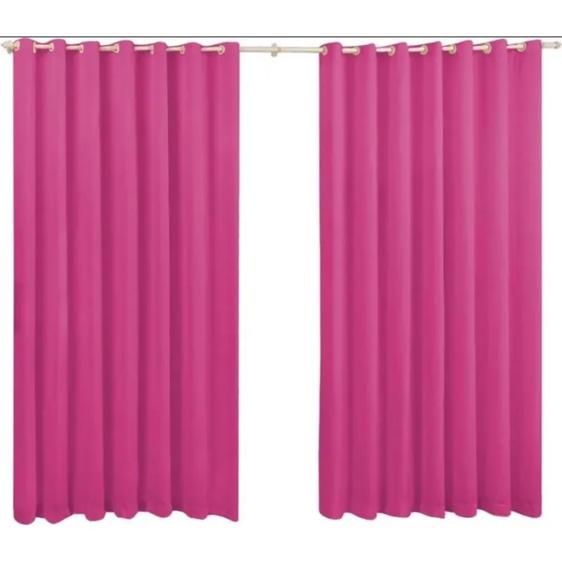 Cortina Roma 2,20X1,70 Quarto Sala Escritorio Pink