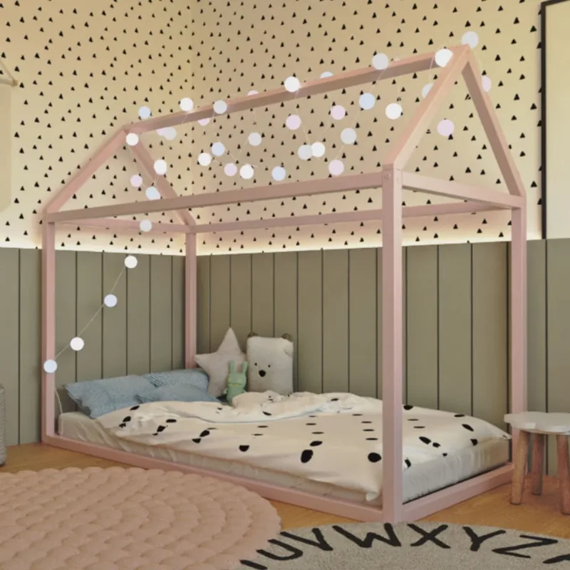 Cama Infantil Casinha Liberdade Júnior Ludika Mobília