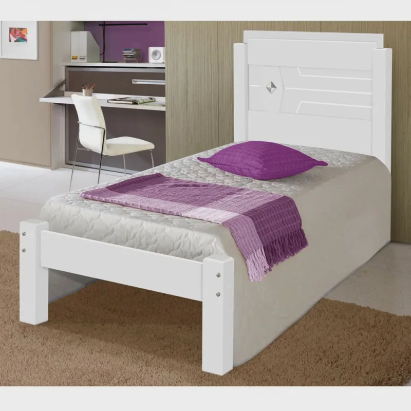 Cama Solteiro Lívia Cores Flex Carmolar - Não Disponível