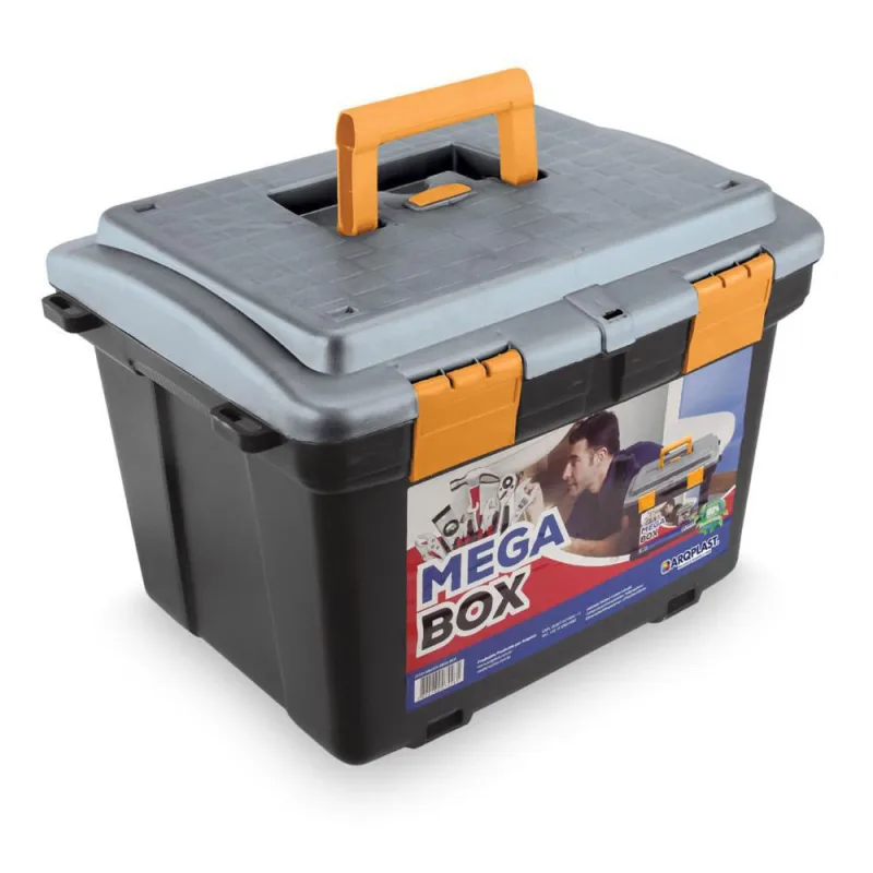 Caixa Para Ferramentas Megabox Arqplast - Não Disponível - Construção E Ferramentas