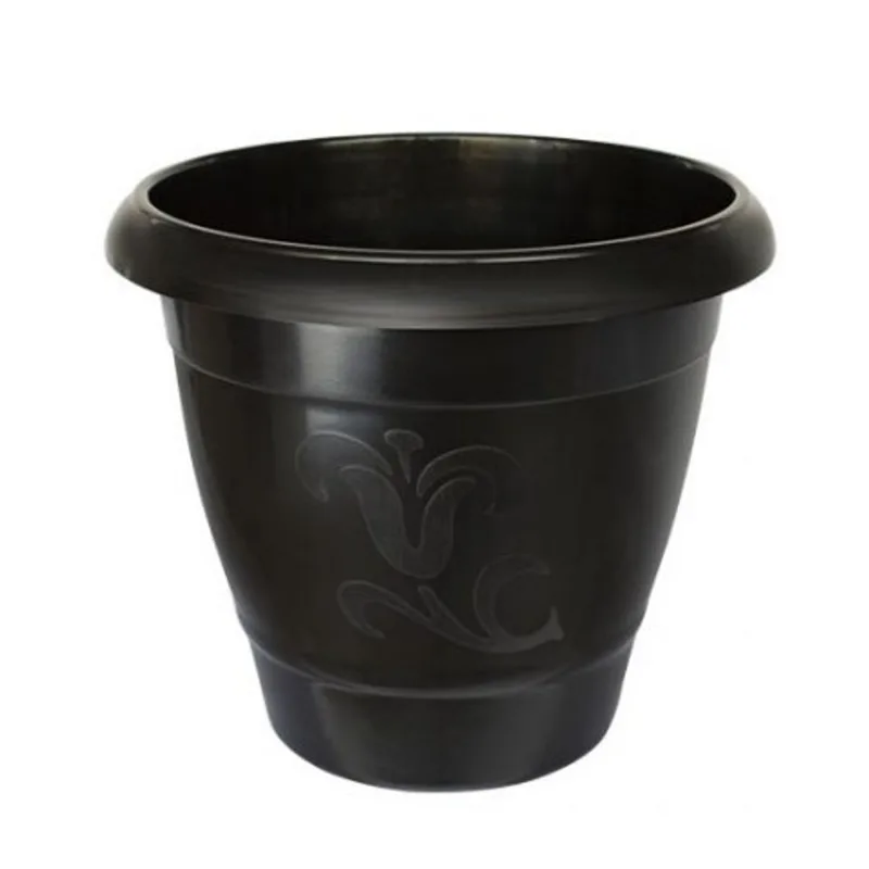 vaso redondo g perovinha preto - 493