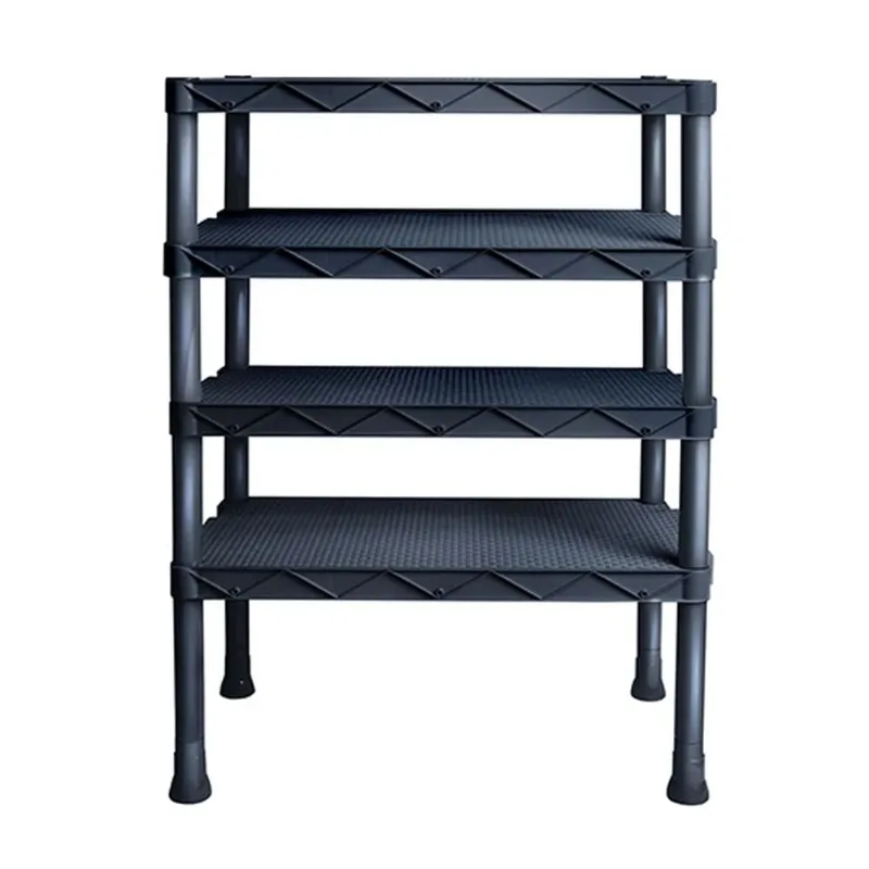 Estante Atena Rattan Com Encaixe Lateral 4 Níveis Arqplast - Arqplast