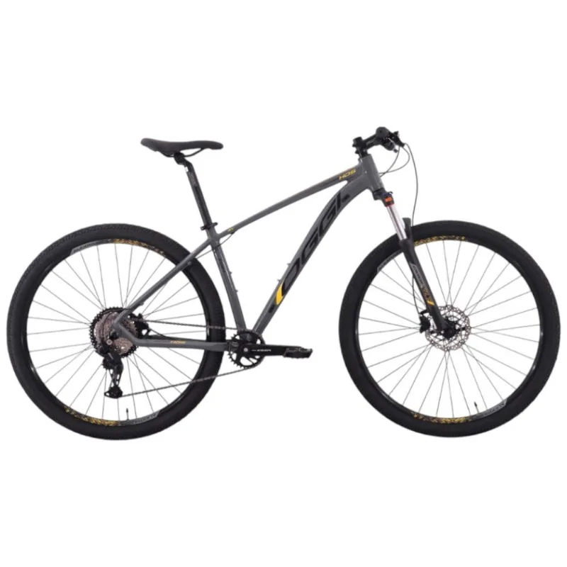 Bicicleta MTB Oggi Hacker HDS Essa Aro 29 Grafite E Amarelo 17 2025 (MP)