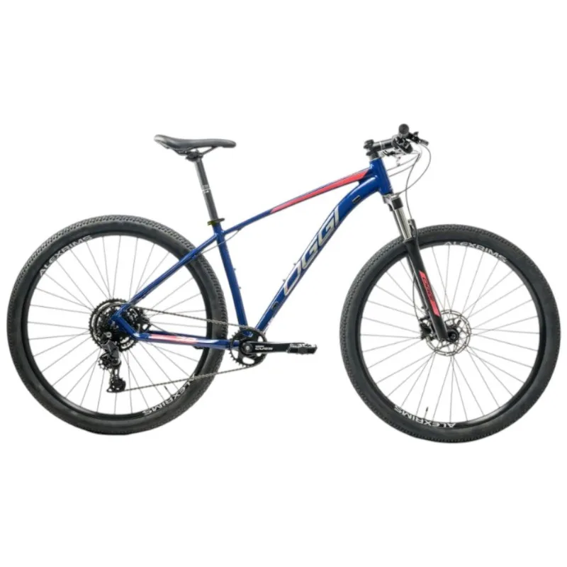 Bicicleta Oggi E-Bike Big Wheel 7.0 Aro 29 Azul E Vermelho 21 2024 (MP)