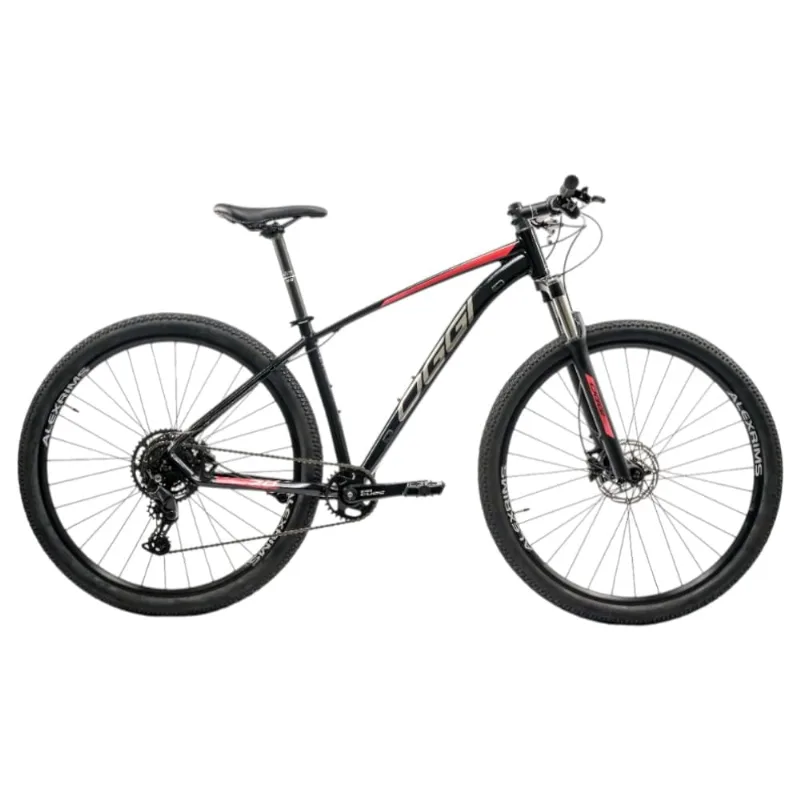 Bicicleta Oggi E-Bike Big Wheel 7.0 Aro 29 Preto E Vermelho 15,5 2024 (MP)