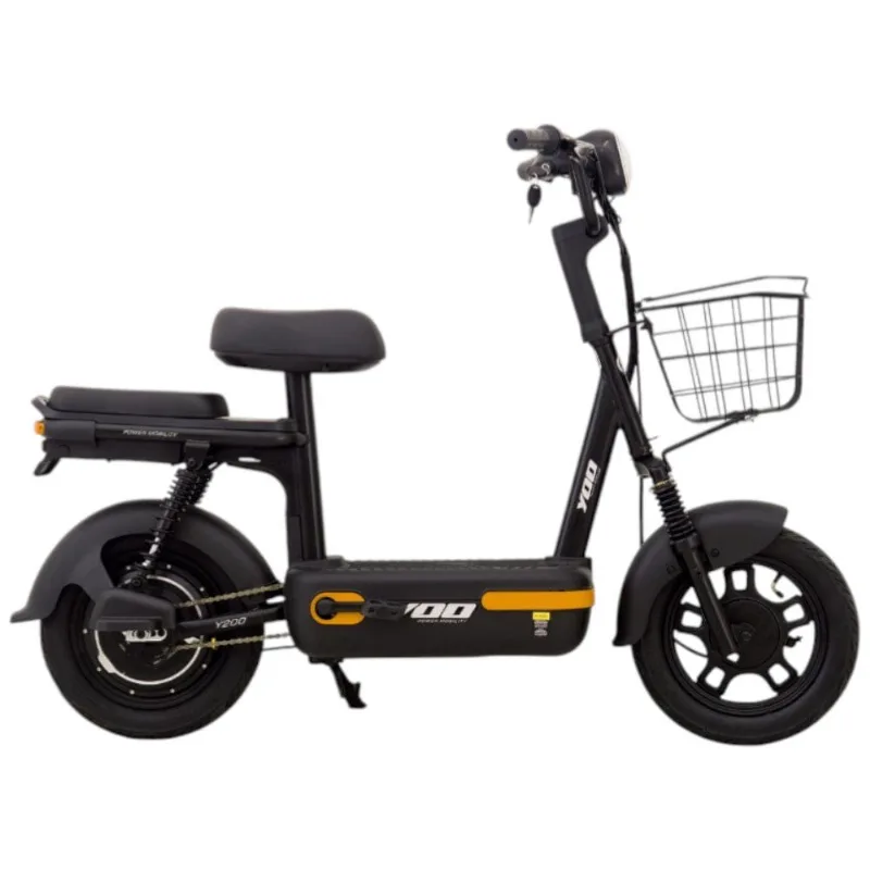 Bicicleta Elétrica YOO Y200 350Wh Bike Preto E Laranja (MP)