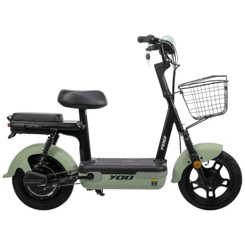 Bicicleta Elétrica YOO Y200 350Wh Bike Verde Claro E Cinza (MP)