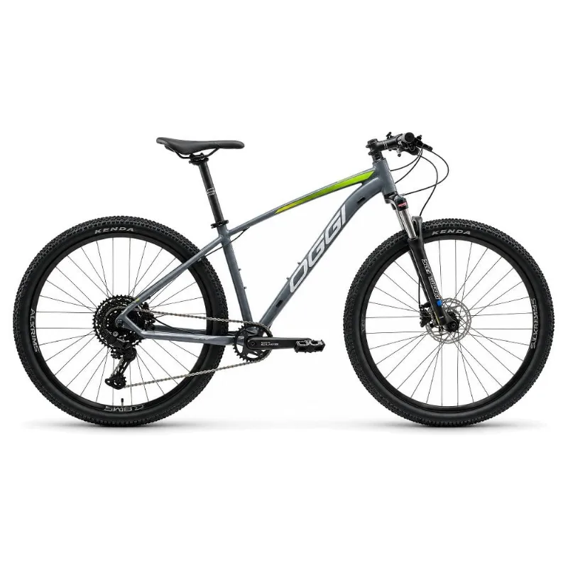 Bicicleta MTB Oggi Big Wheel 7.1 Aro 29 Grafite E Verde 15,5 (MP)