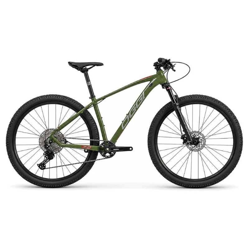Bicicleta MTB Oggi Big Wheel 7.2 Aro 29 Verde E Vermelho 19 (MP)