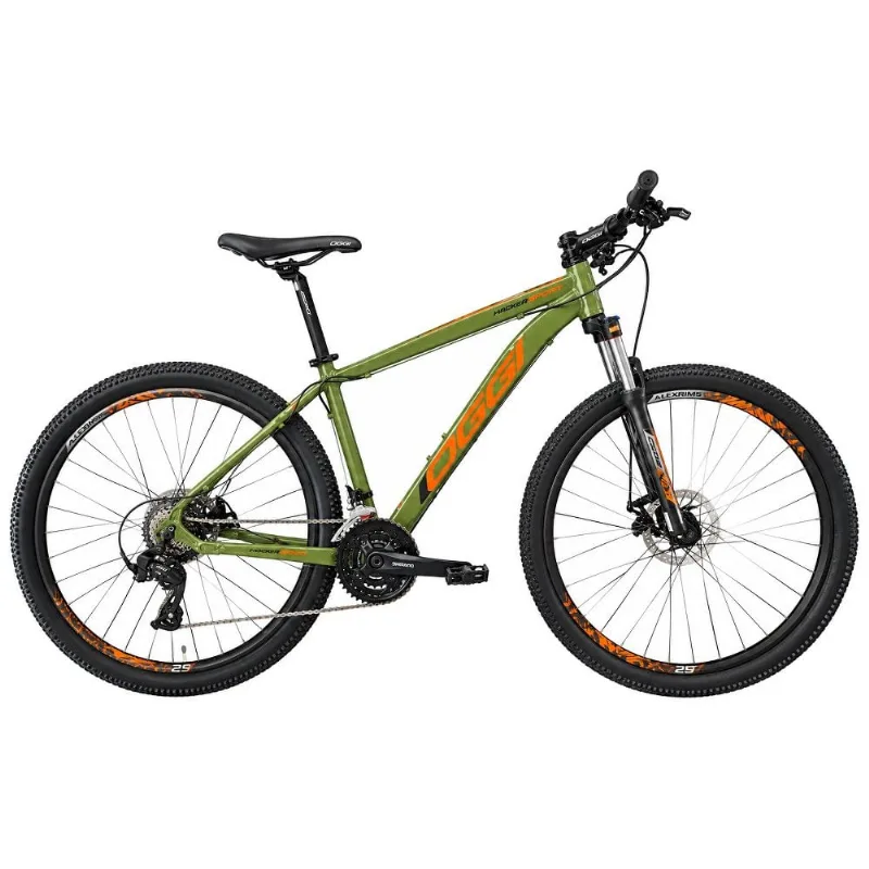 Bicicleta MTB Oggi Hacker Sport Aro 29 Verde E Laranja 15,5 (MP)