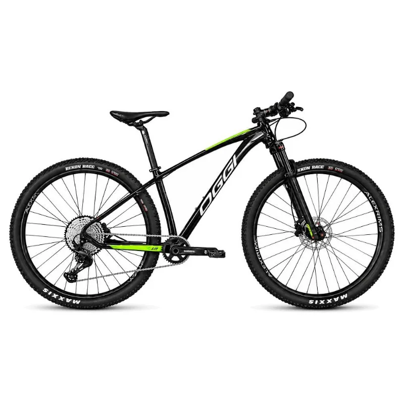 Bicicleta MTB Oggi Big Wheel 7.2 Aro 29 Preto E Verde 21 (MP)