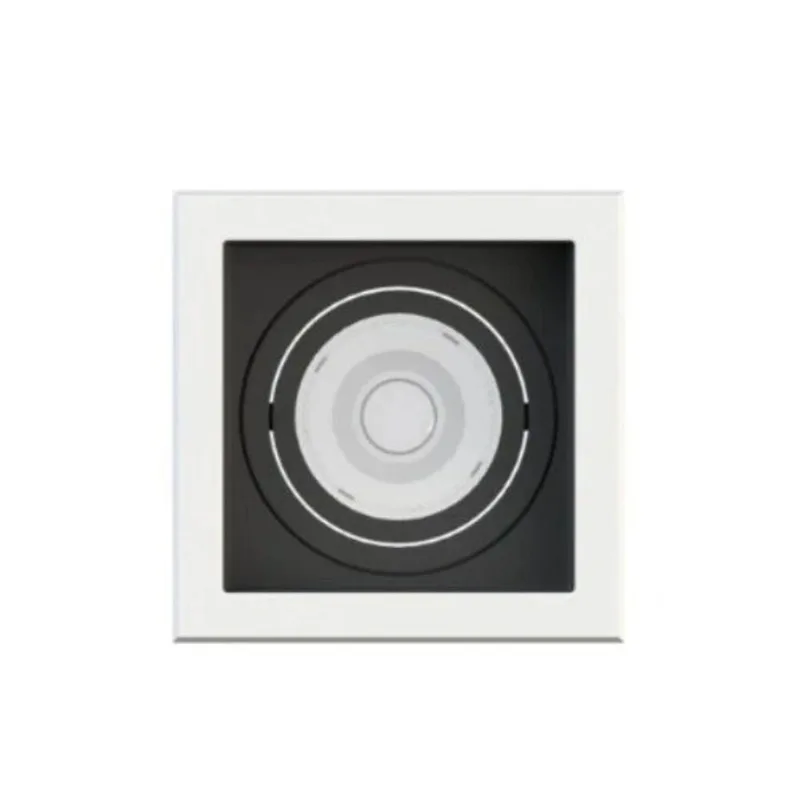 Plafon Face Recuada Boxit Quad Se-385.2549 para Lâmpada Dicroica com Soquete GU10 Preto Save Energy - SAVE ENERGY