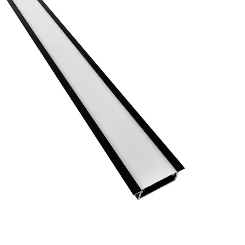 Perfil De Embutir Para Fita Led Sardegna 40mm Com Ip40 E Acessórios Preto Save Energy - Não Informado - Casa, Construção E Ferramentas
