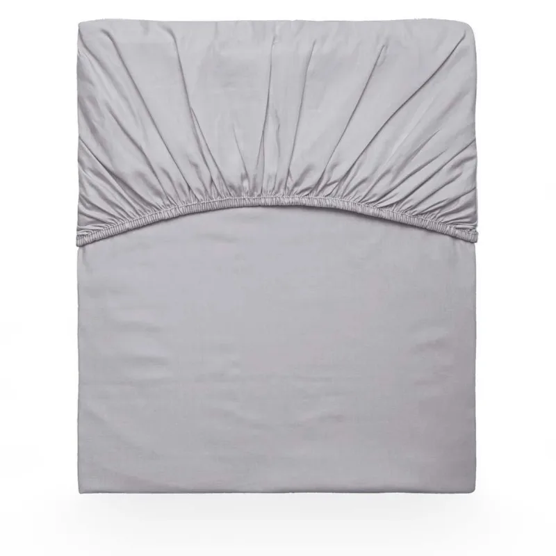 Lençol Avulso Com Elástico Casal 300 Fios Satinée 40cm - Kacyumara Prata/4395