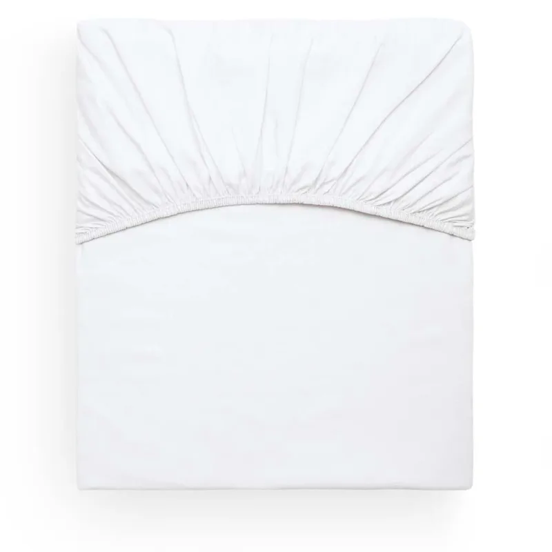 Lençol Avulso Com Elástico King 300 Fios Satinée 45cm - Kacyumara Branco - Kacyumara