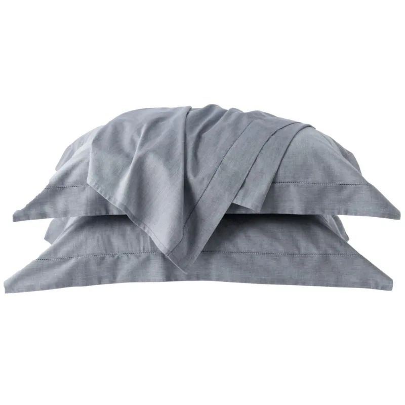 Jogo de Cama 4 Peças 200 Fios Algodão Marinho Chambret Kacyumara - Casa K King Size