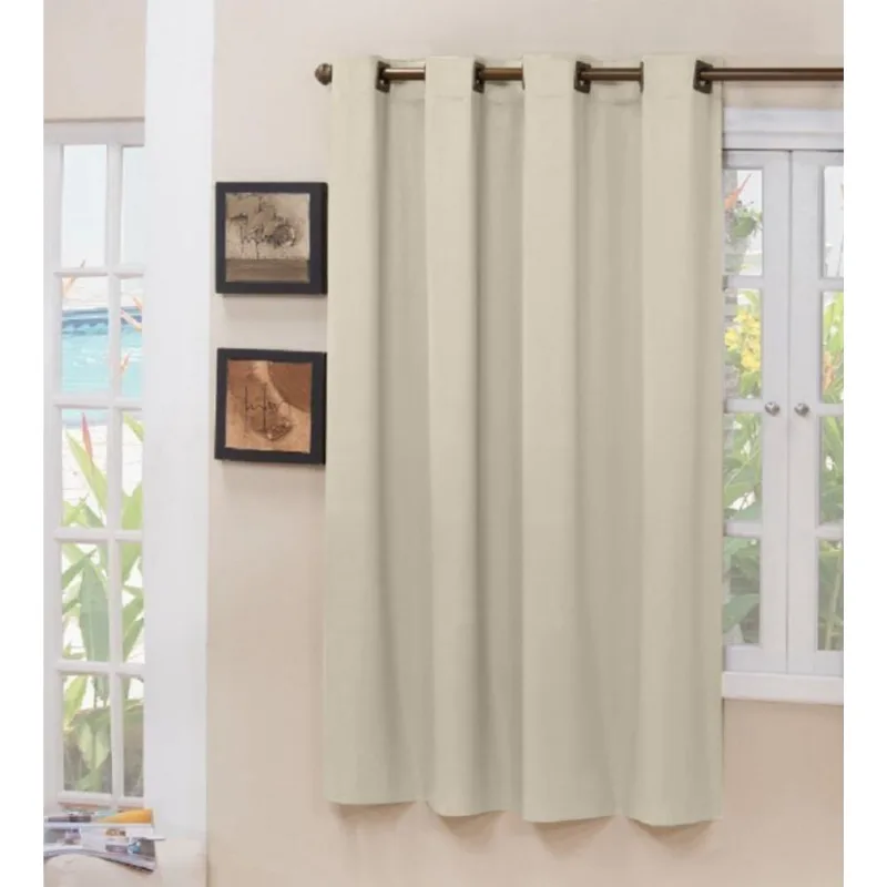 1 Parte Blackout Tecido Areia 1,40X1,60 Corta Luz 100%