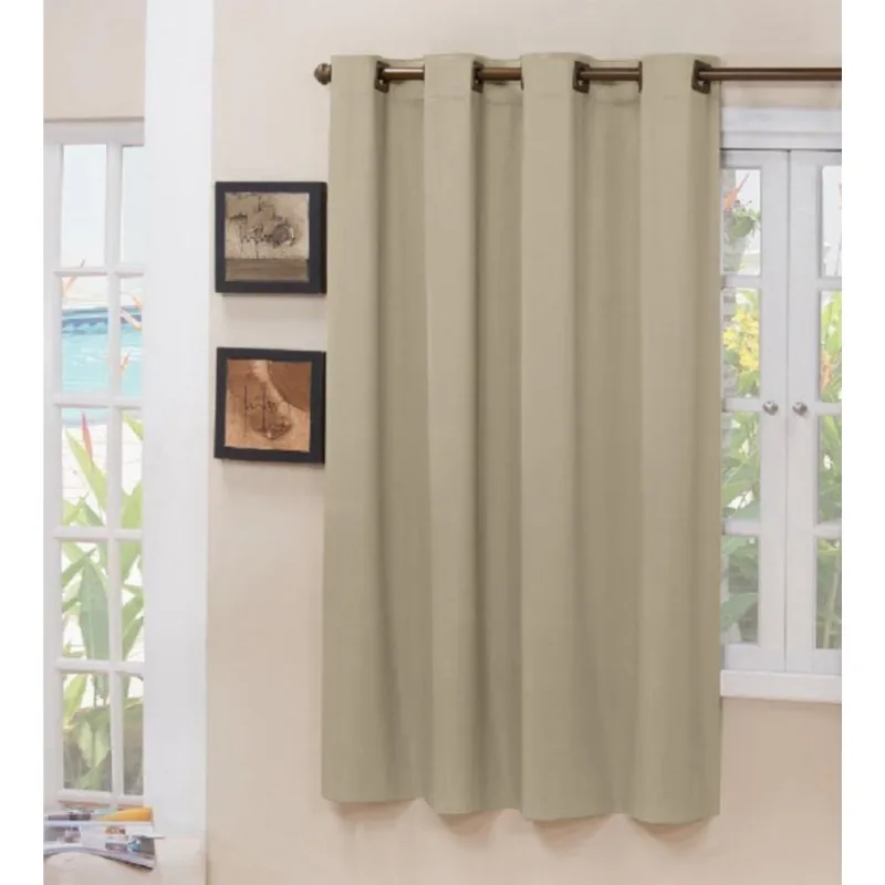1 Folha Blackout Tecido Bege 1,40X1,60 Corta Luz 100%