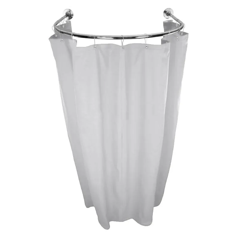 Cortina Provador Arco Blackout Branco Gelo Corta Luz 100%