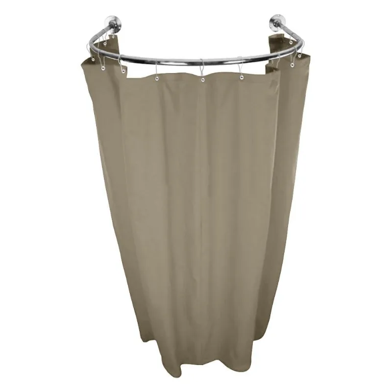 Cortina Provador Arco Blackout Bege Corta Luz 100%
