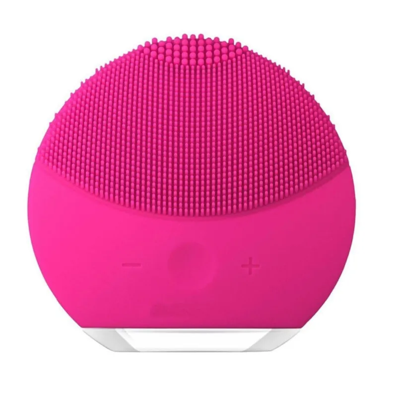 Esponja Elétrica Massageadora Limpeza Facial Pink
