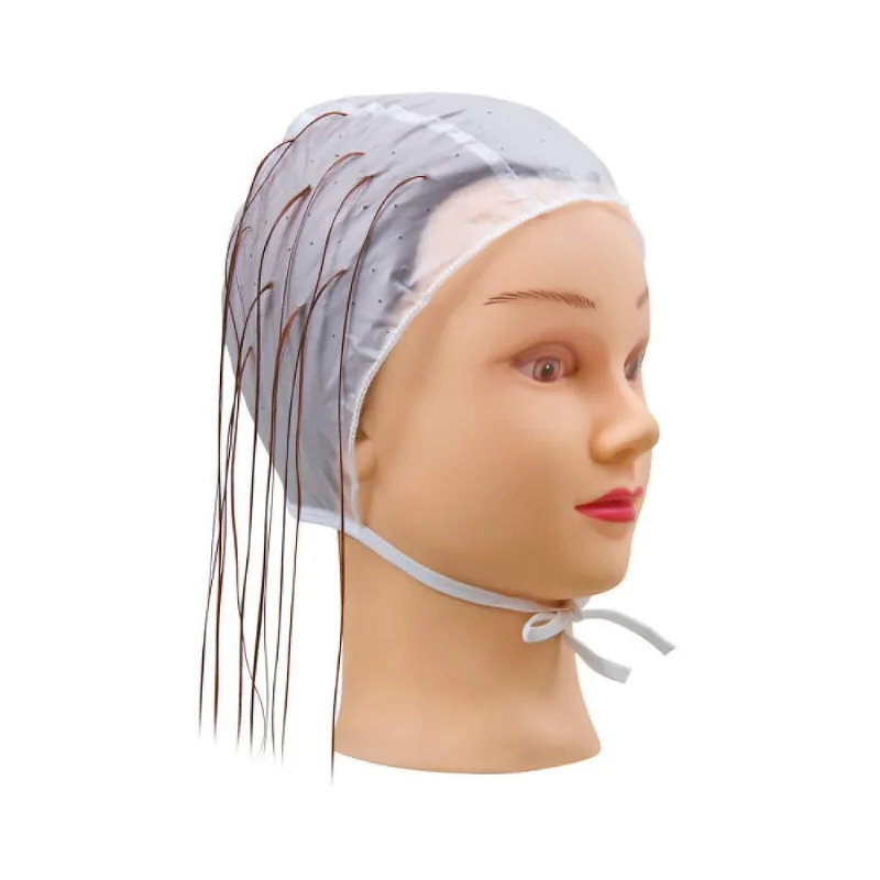 Kit 6un Touca P Mechas Média Pvc Com Furos St.clara 9503