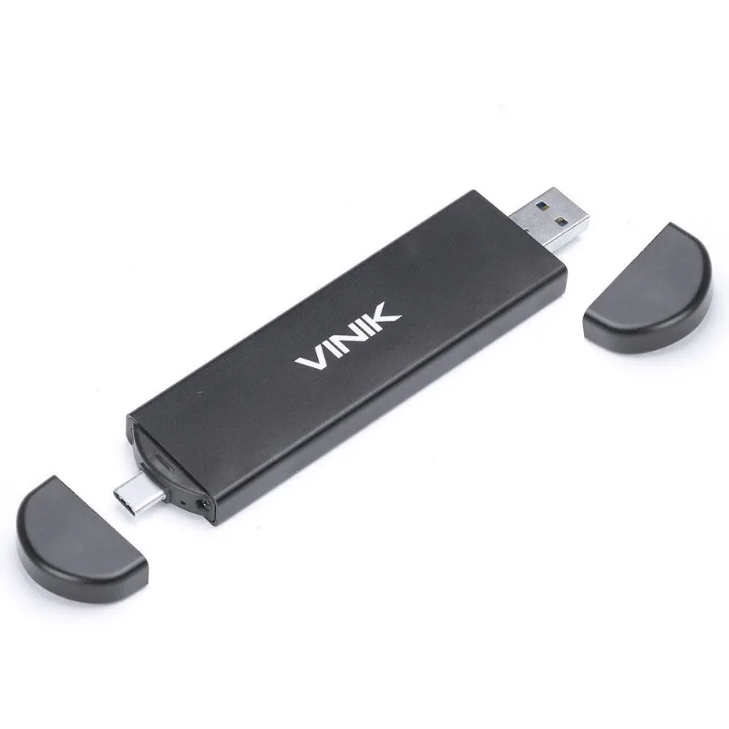 Case Para Ssd M.2 Com Conexao Dupla Usb A E Usb Tipo C / Ty
