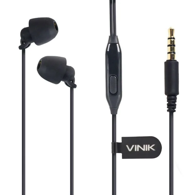 Fone De Ouvido Sound Comfort Preto Com Microfone Cabo 1.2m