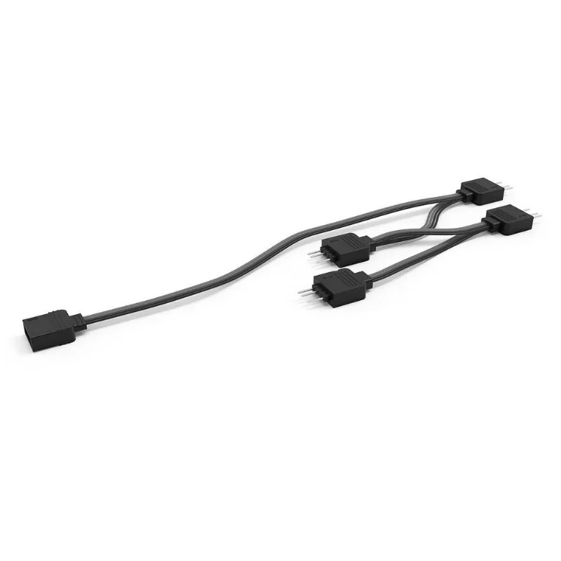 Cabo Divisor Pcyes - 1 Conector Para 4 Conectores Argb 5v - 35cm - Preto - Sptargb4pcy
