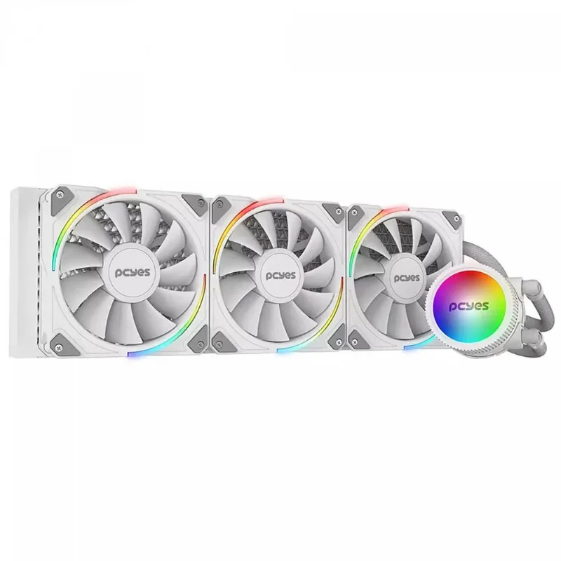 Water Cooler Pcyes Sangue Frio 3 ARGB 360mm TDP 350W Branco (MP)