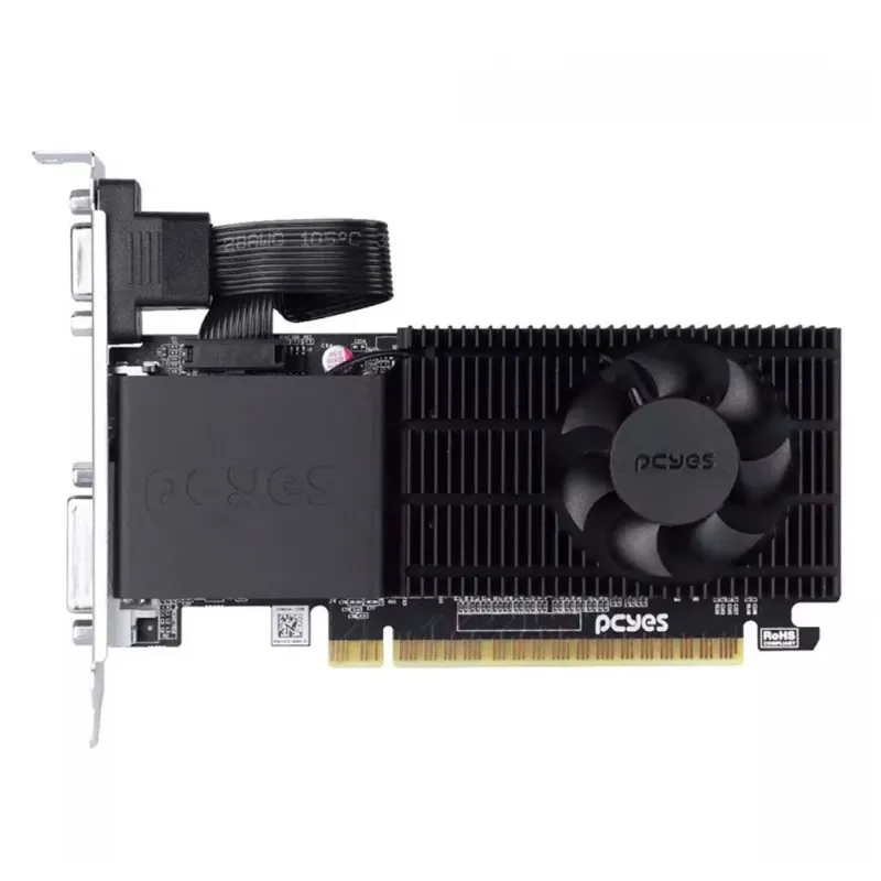 Placa De Vídeo NVIDIA Geforce PCYES G 210 1GB DDR3 PPE210DR3SFBR (MP)