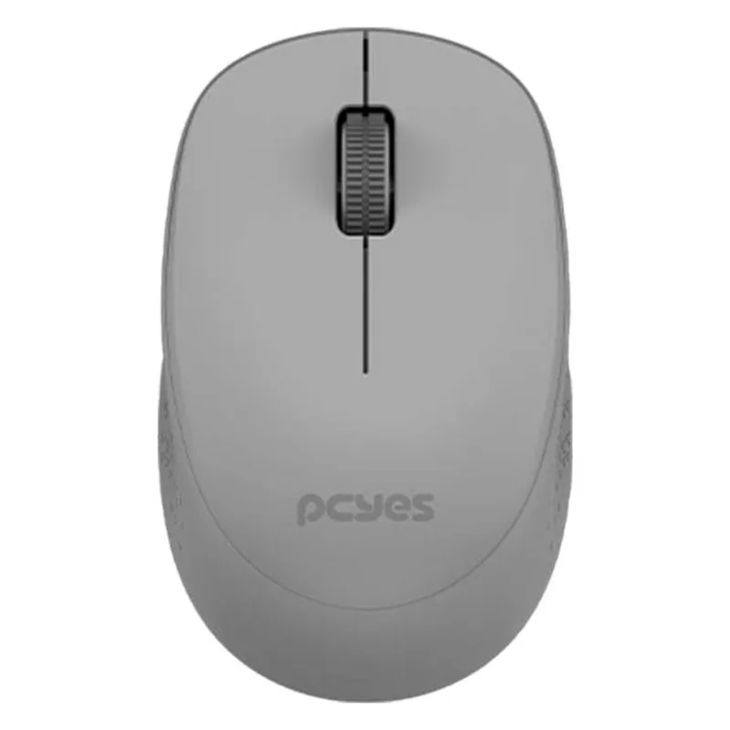 Mouse Sem Fio PCYES Mover Silent 1600DPI Cinza (MP)